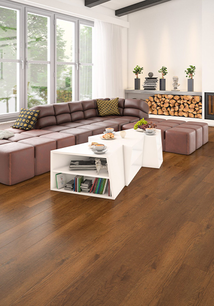 Elegant SPC Flooring Styles Available at Gulf Furniture Qatar